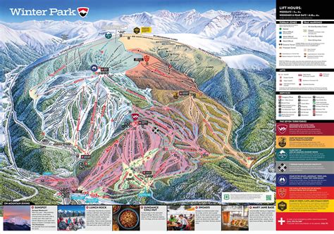 Winter Park Trail Map | SkiCentral.com