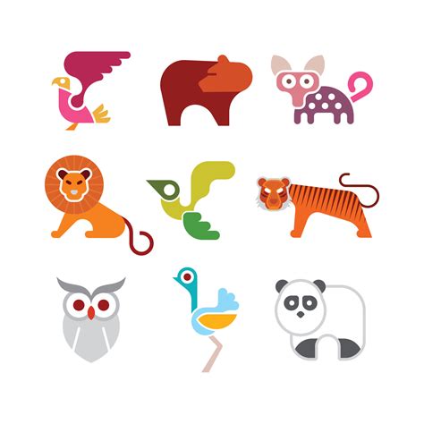 Animal Vector Icon Set 11173882 Vector Art at Vecteezy