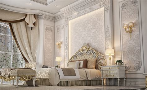 Master Bedroom Design , Private Villa Doha Qatar on Behance