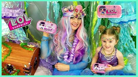 L.O.L Surprise! Dolls Under Wraps Toy Unboxing with Mermaids - YouTube