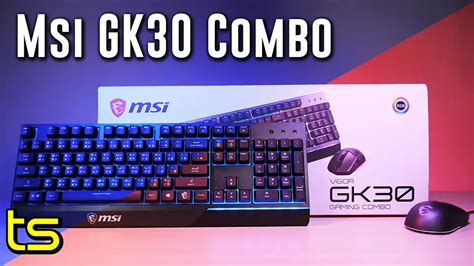 SENSATIONAL MSI Vigor GK30 gaming keyboard mouse combo - Techspin