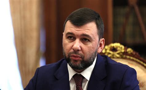 Meeting with Acting Head of the Donetsk People’s Republic Denis Pushilin • President of Russia