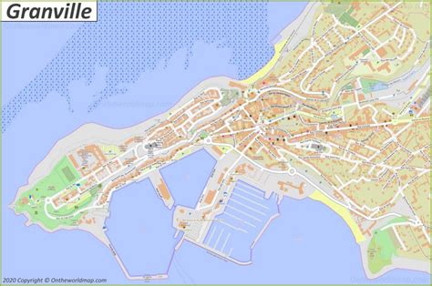 Granville Map | France | Discover Granville with Detailed Maps