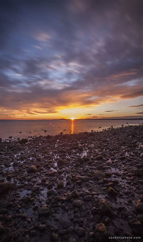 Winter Sunset over Long Island Sound [OC][3335x5616] | Winter sunset, Long island sound, Sunset