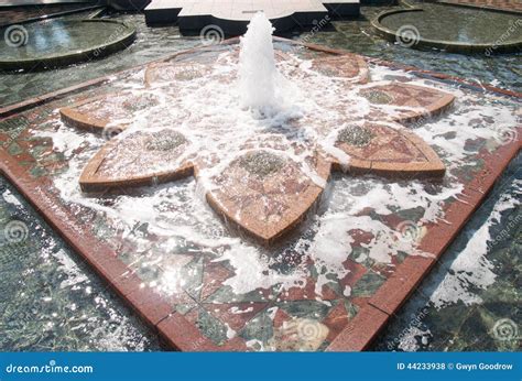 Water Fountain and Waterscape in Washington DC Stock Photo - Image of ...