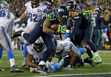 Long Absent, Seahawks’ Running Game Bruises the Lions - The New York Times