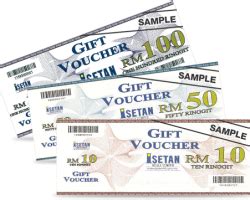 Gift Vouchers | Isetan Kuala Lumpur