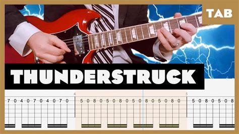 AC/DC - Thunderstruck - Guitar Tab | Lesson | Cover | Tutorial Akkoorden - Chordify