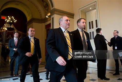 House Majority Whip Steve Scalise, R-La., heads to the House floor... News Photo - Getty Images