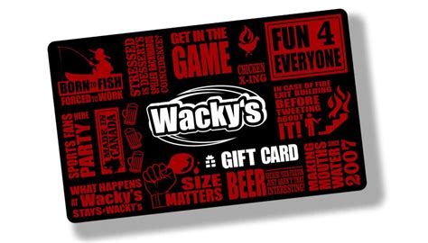 Menus - Wackys