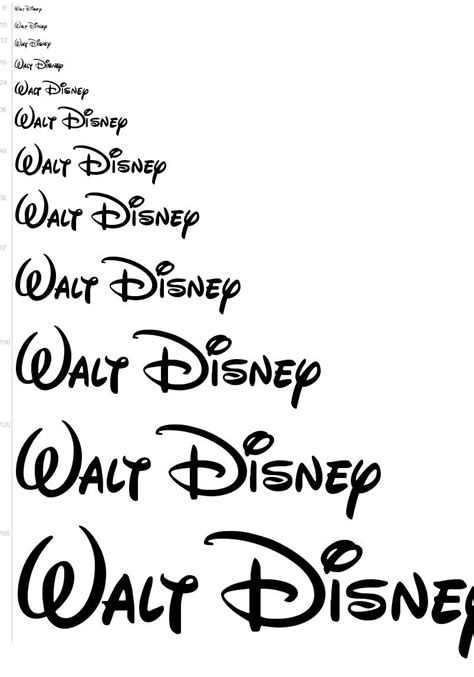 Walt Disney Logo Font - MadelynkruwWalter