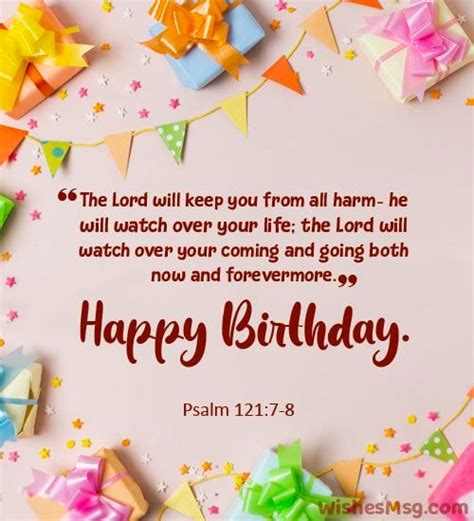 Bible Verses For Birthday Blessings & Wishes - WishesMsg | Birthday ...