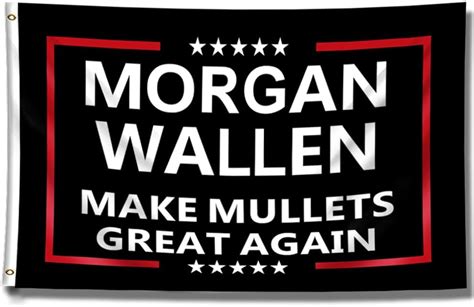 Amazon.com : HOKIDO Morgan Flag Wallen Make Mullets Great Again Flag ...