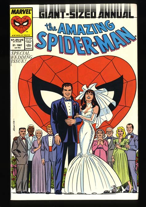 Amazing Spider-Man Annual #21 Wedding of Mary Jane + Peter Parker ...