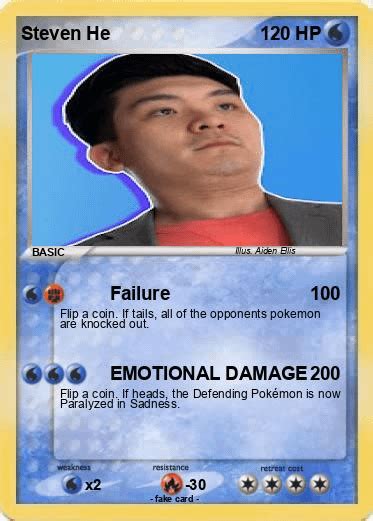 pokemon card for steven he : r/StevenHe