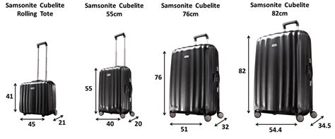 Suitcase size guide (Samsonite) | Suitcase dimensions, Suitcase sizes ...