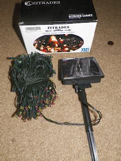 mygreatfinds: Zitrades 200 LED Solar Fairy String Lights Review