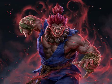 1400x1050 Resolution Akuma Artwork Street Fighter 1400x1050 Resolution Wallpaper - Wallpapers Den