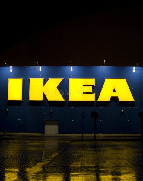 Poznan, Poland - February 2023: IKEA Store Logo Sign Editorial Photography - Image of living ...