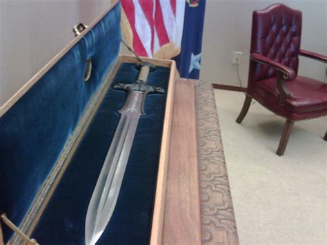 Twitter: Arnold Schwarzenegger Tweets About “Conan” Movie Prop Sword At Governor’s Office