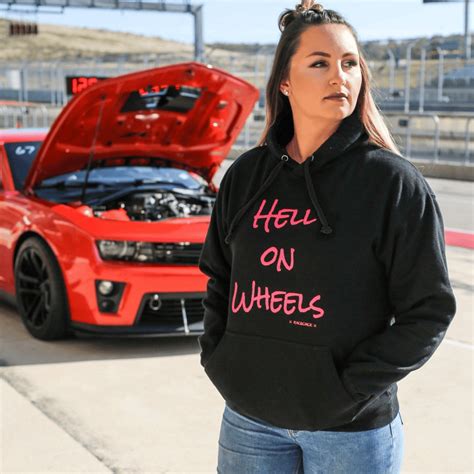 Hell on Wheels Hoodie - Black - Racechick