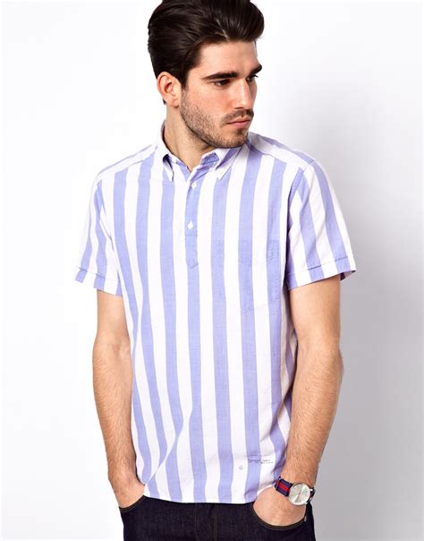 Gant Rugger Shirt with Beach Boys Stripe in Blue for Men | Lyst