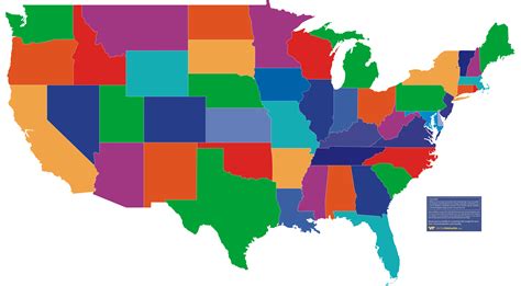 Us Map With States Shown