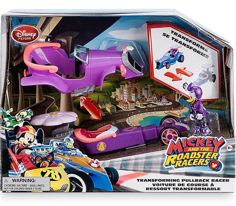 Disney Mickey Roadster Racers Daisy Duck Exclusive Transforming Pullback Racer - ToyWiz