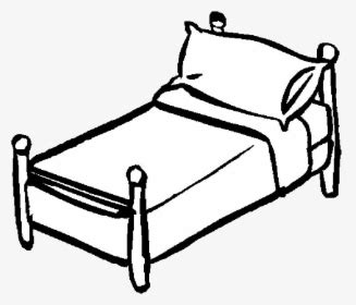 Bed Vintage Bedrooms Beds And Clipart Black White Transparent - Bed ...