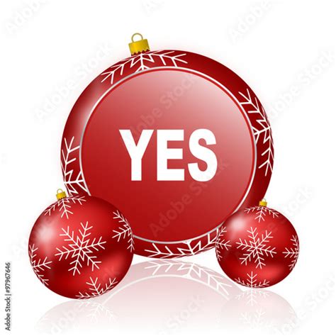 "yes christmas icon" Stock photo and royalty-free images on Fotolia.com ...