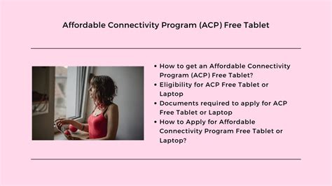 Get a Affordable Connectivity Program (ACP) Free Tablet