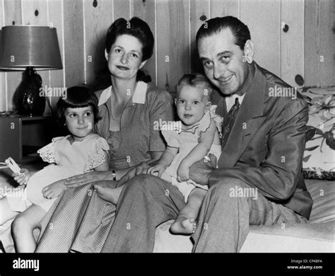 Congressman Lyndon Johnson with wife Lady Bird, and daughters, Lynda Bird and Luci Baines. The ...