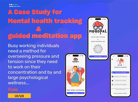 Mental Health Tracking and Guided Meditation App Ux Ui on Behance