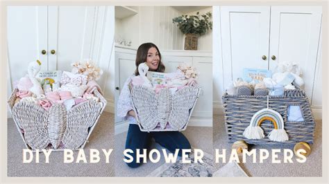 DIY BABY SHOWER GIFT HAMPERS & CADDIES HOW TO MAKE | KATE MURNANE - YouTube