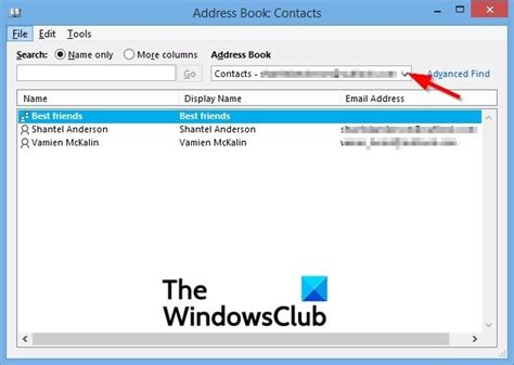 How to find the Address Book in Outlook