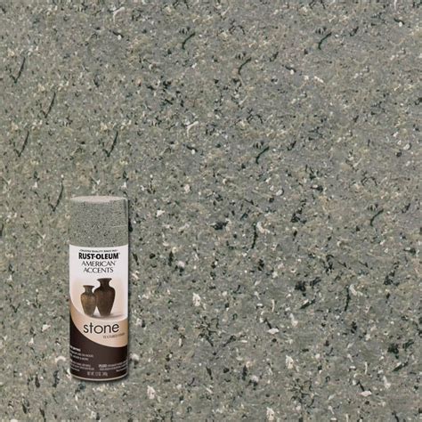 Rust-Oleum American Accents 12 oz. Stone Gray Stone Textured Spray Paint (6-Pack)-7992830 - The ...