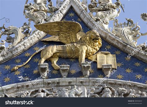 Lion Symbol Of Venice In San Marco Square Stock Photo 98906843 : Shutterstock