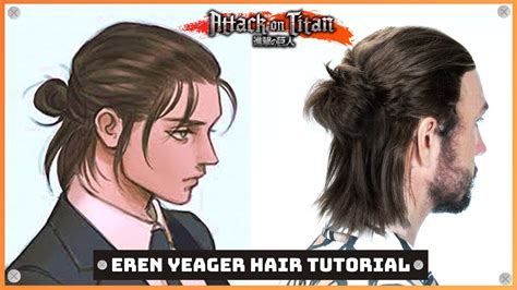 Eren Yeager Hairstyle Tutorial (updated) - Attack On Titan Season 4 ...