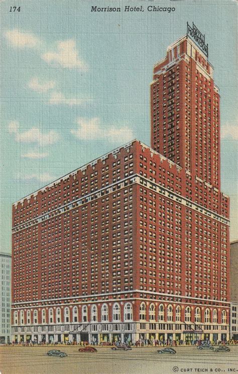 Morrison Hotel, Chicago - Postcard, c. 1940s – Ephemera Obscura Collection