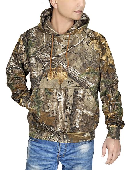 WICKED STOCK Men's Realtree Xtra Hunting Hooded Sweatshirt Camo Outdoor Hoodie - Walmart.com