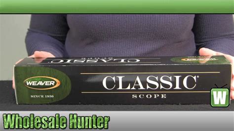 Weaver Classic V Series 6-24x42mm Mil-Dot Reticle Rifle Scope mfg# 849412 - YouTube