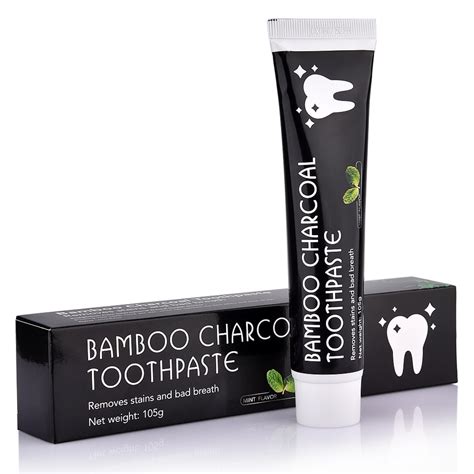 Bamboo Charcoal Toothpaste Teeth Whitening Black Toothpaste Remove ...