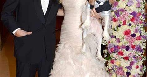 Hugh Hefner Marries Crystal Harris: See Her Pink Wedding Dress! - Us Weekly