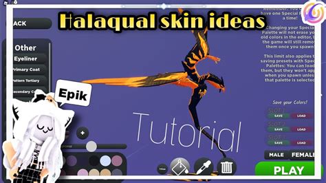 SKIN IDEAS for Halaqual │Creatures of Sonaria - ROBLOX - YouTube