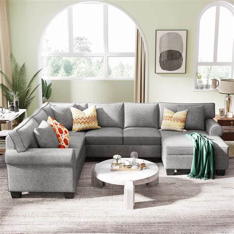 Modern Grey Sectional Sofa