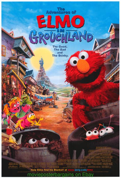 The Adventures of Elmo in Grouchland Movie Poster Original 27x40