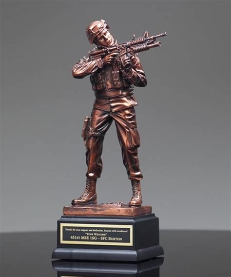 Picture of Military Soldier Trophy