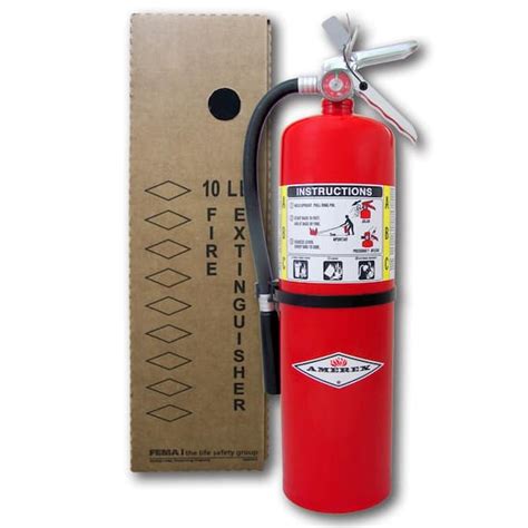 AMEREX 4-A:80-B:C 10 lbs. ABC Dry Chemical Fire Extinguisher B456 - The ...