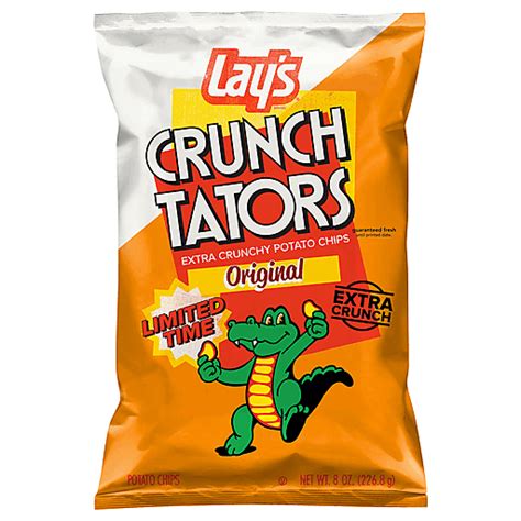 Lay's Potato Chips, Original, Extra Crunchy, Crunch Tators 8 oz | Shop | Yoder's Country Market