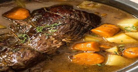 Slow Cooker Roast Beef & Gravy: A Delicious and Easy Recipe for Tender Meat – Cookings